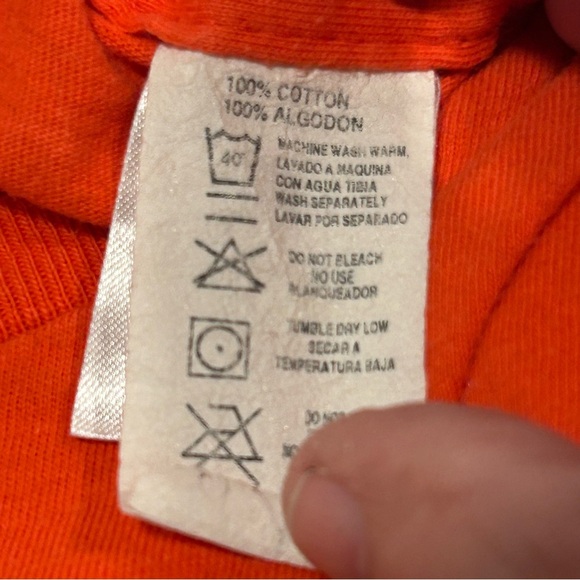 Fox Racing Mens T-Shirt Slim Fit Graphic T-Shirt Orange, Size Large - Picture 6 of 6